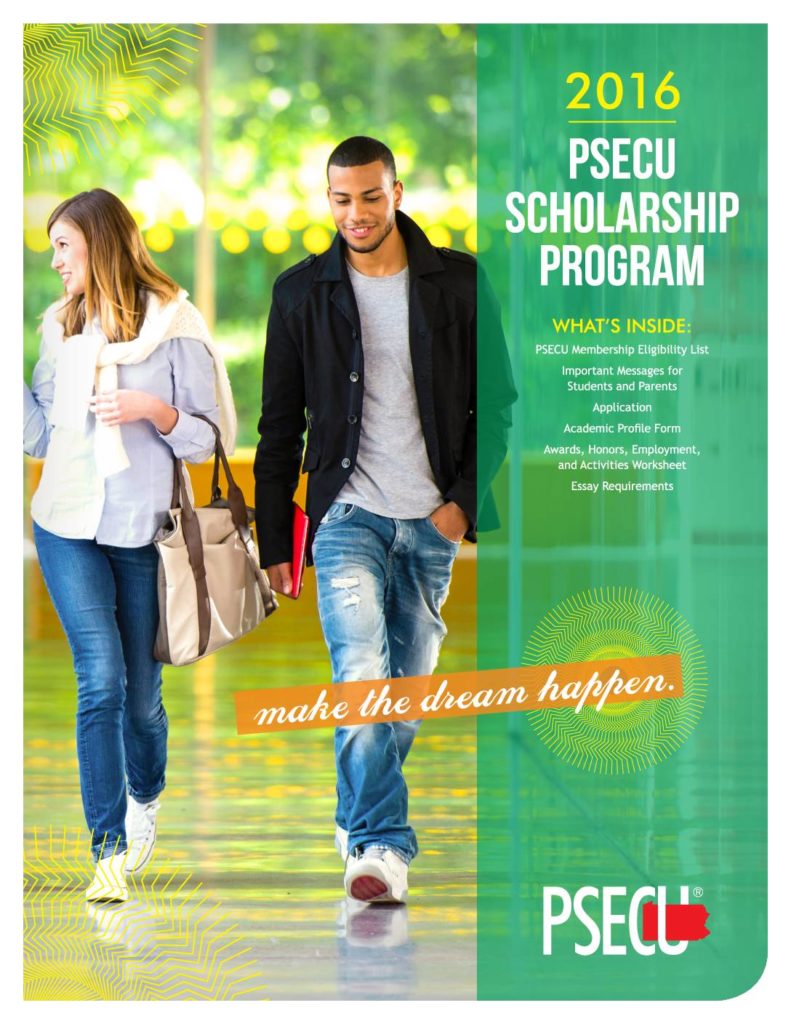 thumbnail of PSECU Scholarship Form