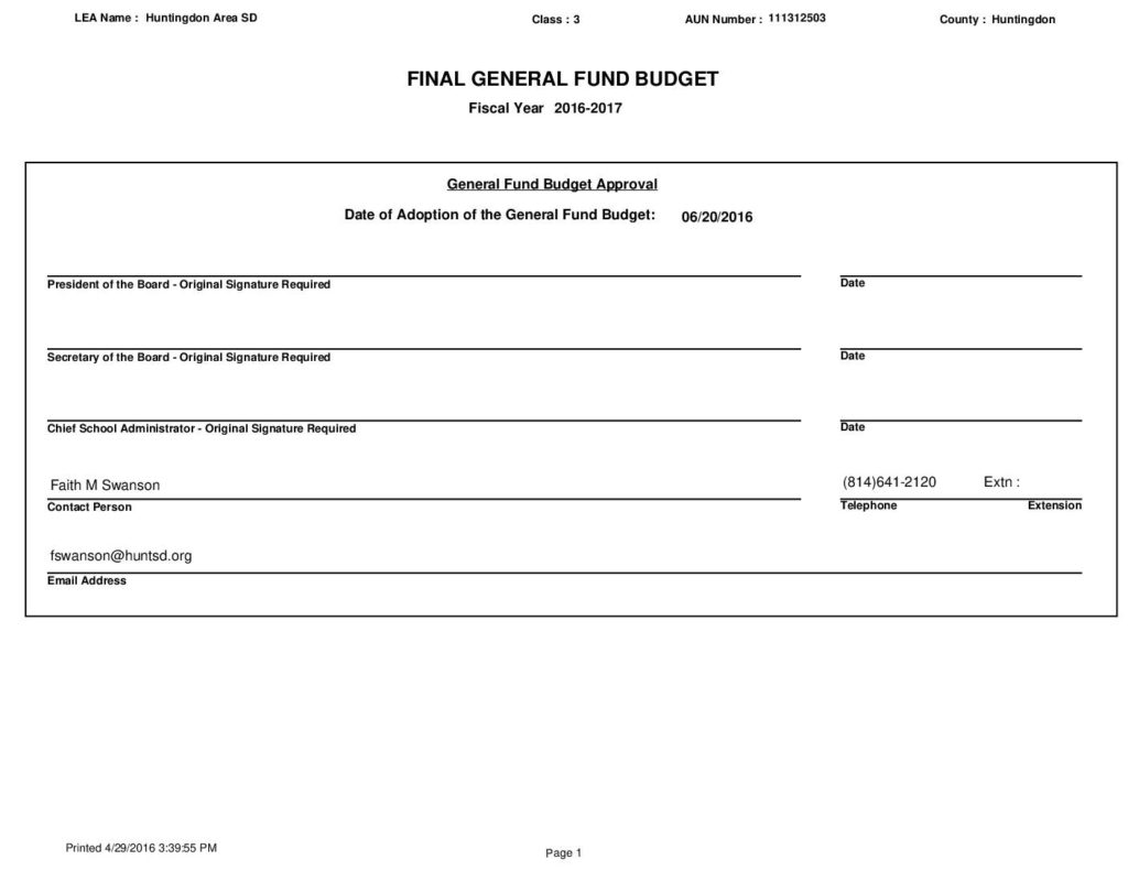 thumbnail of 2016-17 Tentative General Fund Budget