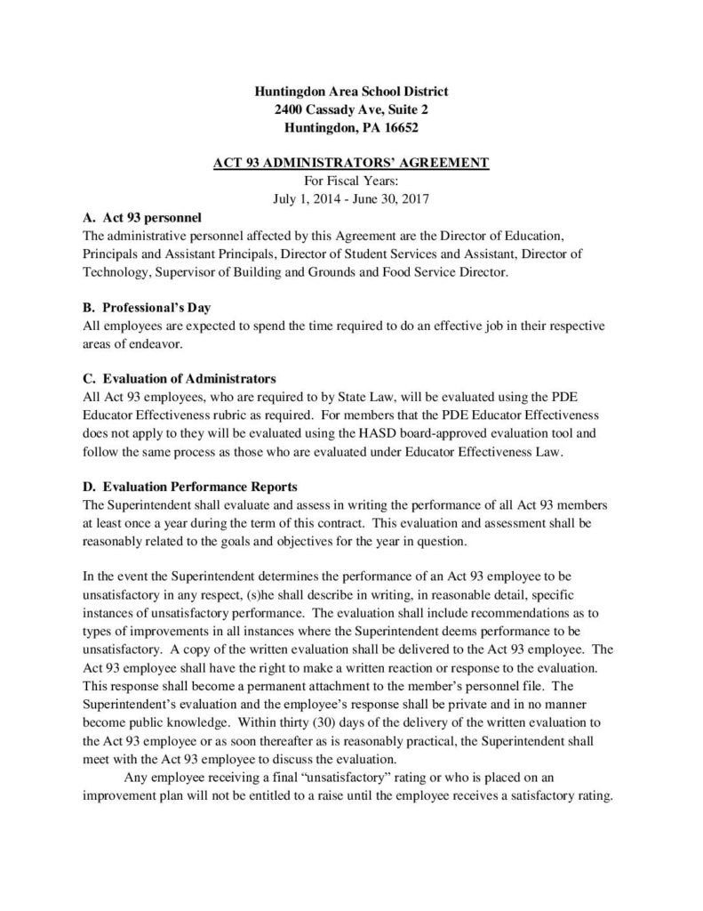 thumbnail of Act 93 Agreement 2014-2017