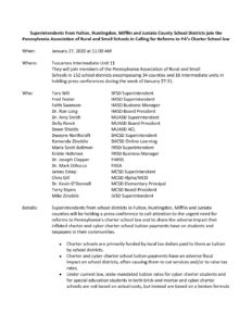 thumbnail of Press Release for Press Conference