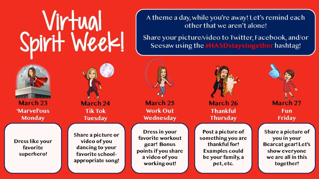 thumbnail of Virtual Spirit Week
