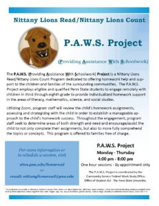 thumbnail of PAWS Project Flyer