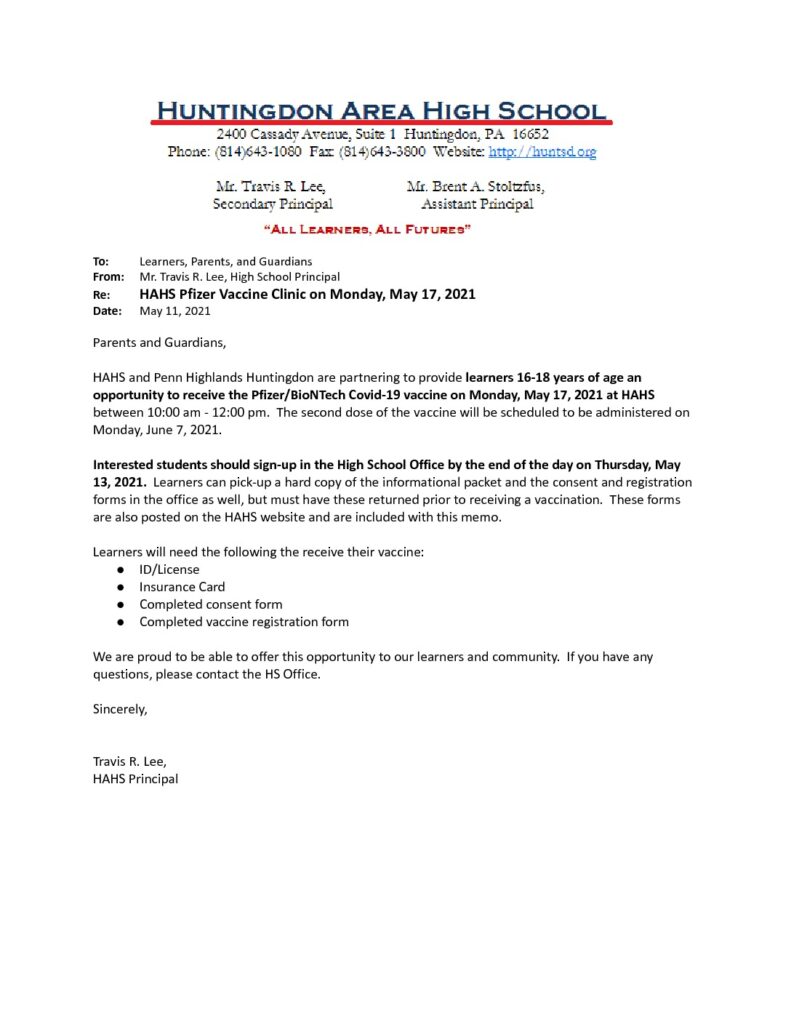 thumbnail of HAHS Covid Vaccination Clinic on May 17, 2021