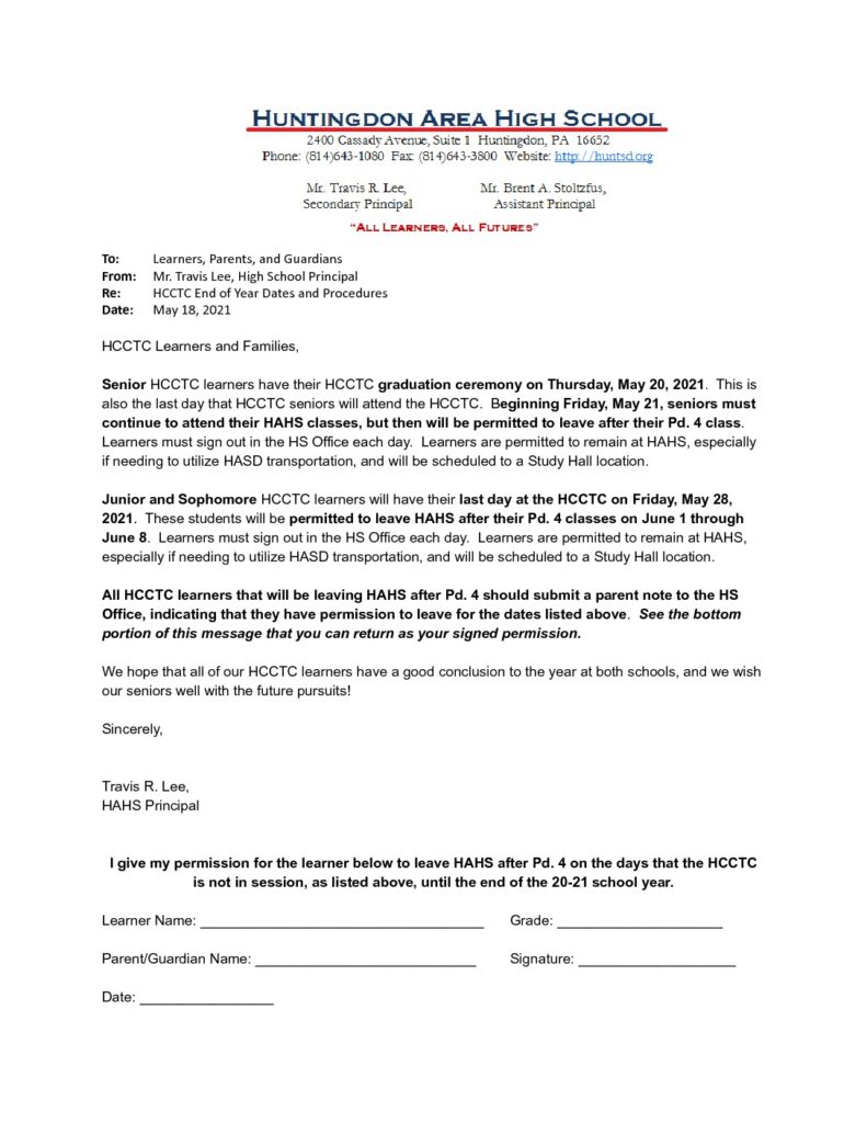 thumbnail of HCCTC End of Year Dates and Procedures_ Tuesday, 5_18_21