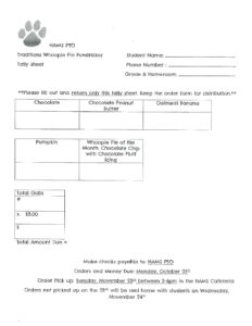 thumbnail of Traditions Whoopie Pie Order Forms