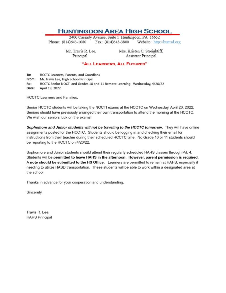 thumbnail of HCCTC Senior NOCTI and Grades 10 and 11 Online Learning_ Wednesday, 4_20_22