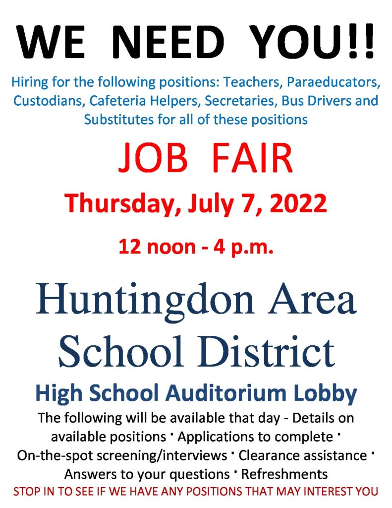 thumbnail of Job Fair Flyer
