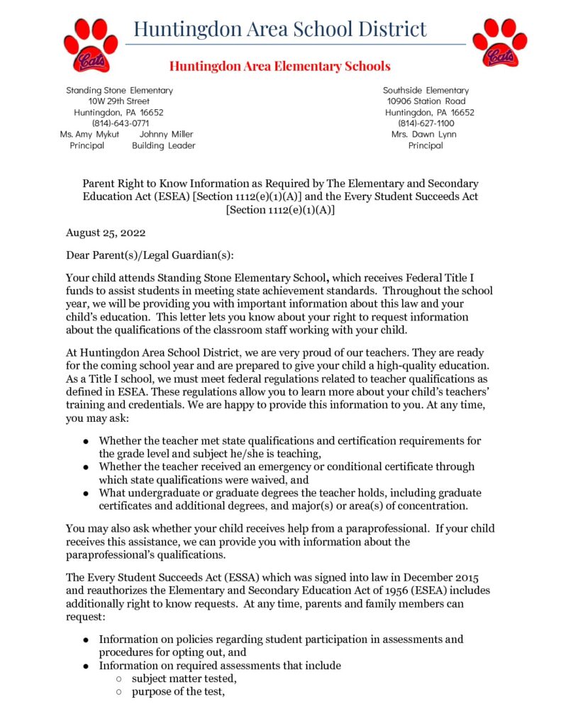 thumbnail of 2022-2023 Right to Know Letter STST