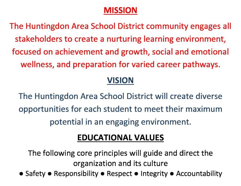 thumbnail of Mission, Vision & Educational Values