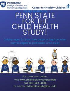 thumbnail of Penn State Child Health Study Flyer