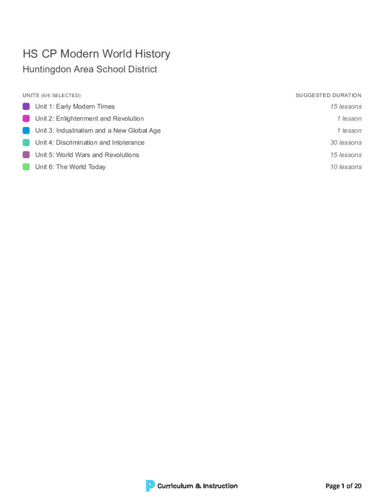thumbnail of HS CP Modern World History