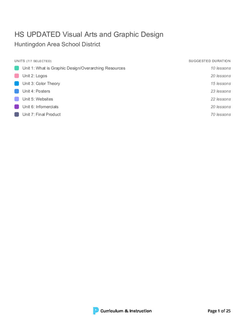 thumbnail of HS UPDATED Visual Arts and Graphic Design