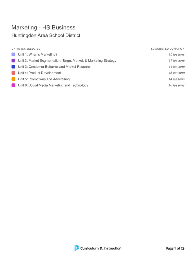 thumbnail of Marketing – HS Business (1)