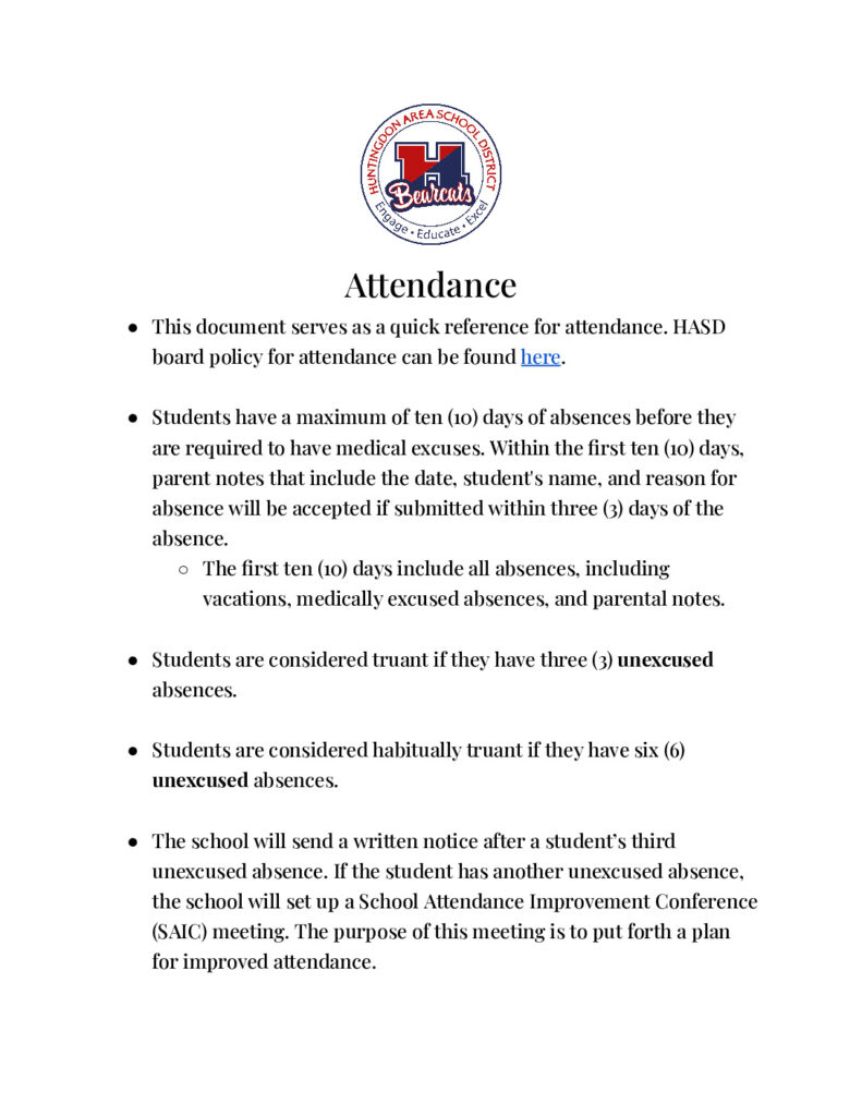 thumbnail of Attendance FAQ
