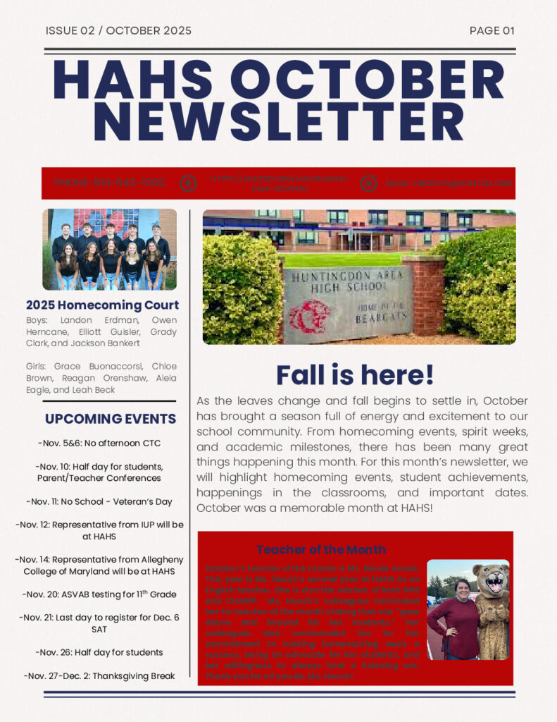thumbnail of HAHS October 2025 Newsletter