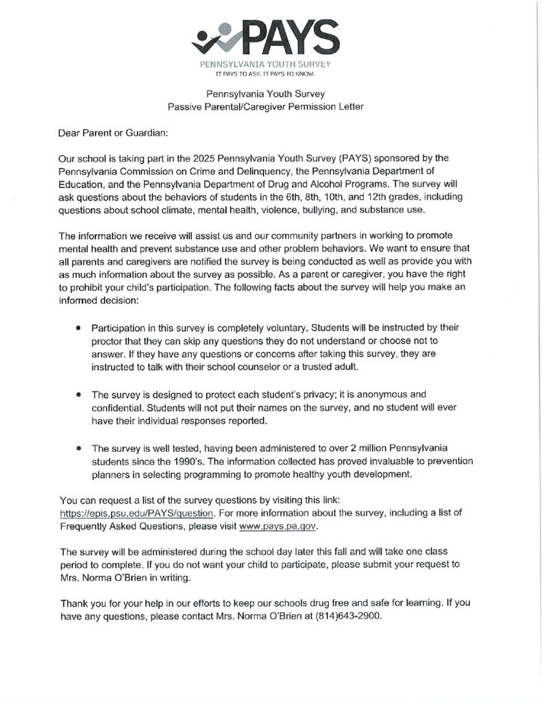 thumbnail of PAYS Survey