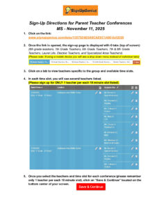 thumbnail of SignUp Directions for Parent Teacher Conferences