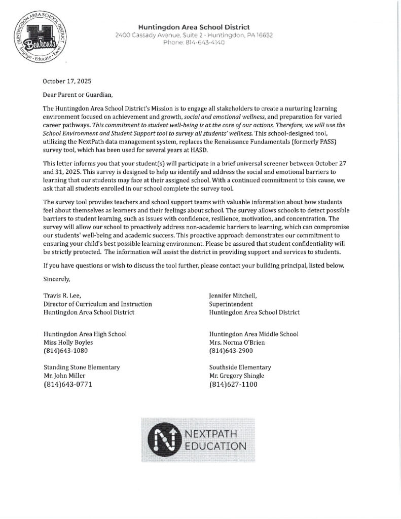 thumbnail of Student Support Survey