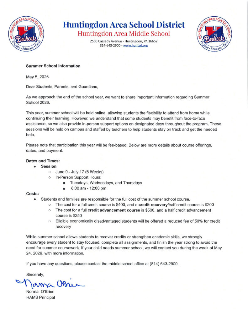 thumbnail of HAMS summer school info